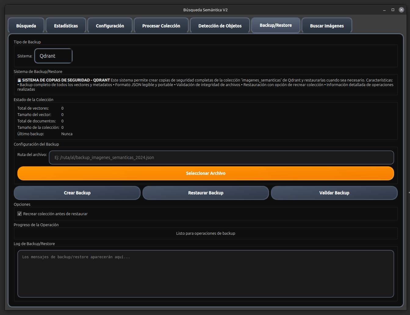 Configuración del sistema